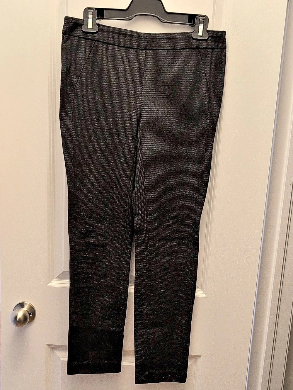Dalia Black Straight Leg Pants
